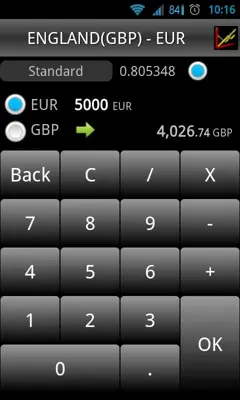 Currency android App screenshot 1